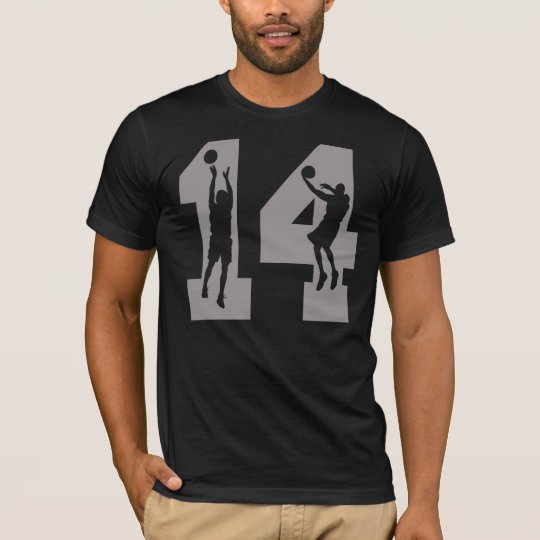 Number 14 Basketball Players T-Shirt