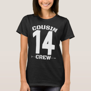 Number 14 Cousin Crew Reunion Matching Family Grou T-Shirt