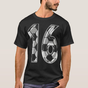Number 16 Jersey 16 Mom Player Fan 1 T-Shirt