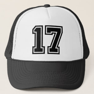 Number 17 Classic Trucker Hat