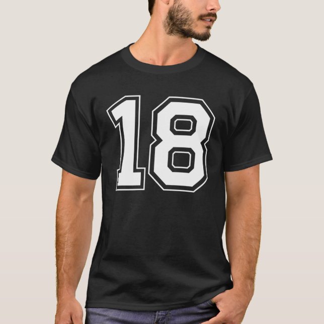 Number 18 T-Shirt (Front)