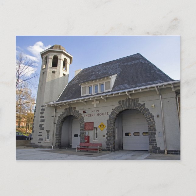 Number 19 Engine House in Washington, D.C. Postcard (Front)
