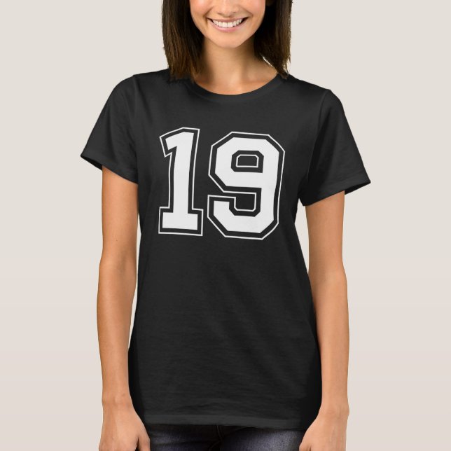 Number 19 T-Shirt (Front)
