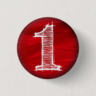Number 1 batch (TT) 1 Inch Round Button