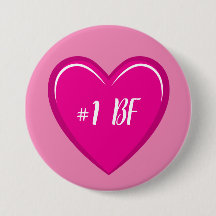 Number 1 BF Simple Pink Heart Graphic