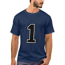 Number 1 Custom Sports Jersey | Varsity Birthday