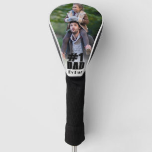 Number 1 DAD by par Varsity Font Golf Head Cover