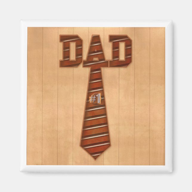 number 1 dad magnet (Front)