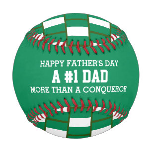 NUMBER 1 DAD   Nigeria FLAG Baseball