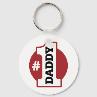 Number 1 Daddy Keychain