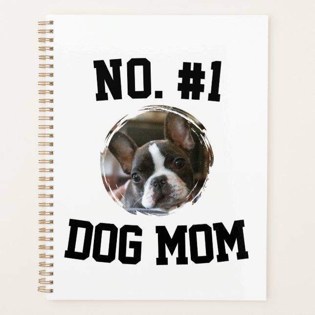 Number 1 Dog Mom Mum Mother's Day Pet Lovers (Devant)