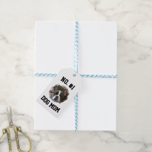 Number 1 dog Mom Mum Mother's Day Pet Lovers Gift Tags