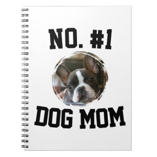Number 1 Dog Mom Mum Mother's Day Pet Lovers Notebook