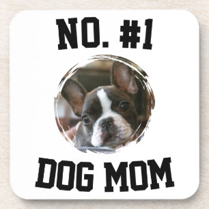 Number 1 Dog Mom Mum Pet Lovers Coaster
