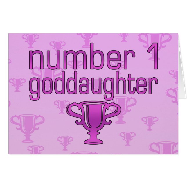 Number 1 Goddaughter (Front Horizontal)