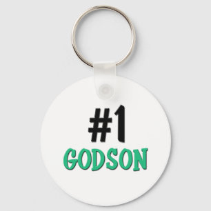 Number 1 Godson Keychain