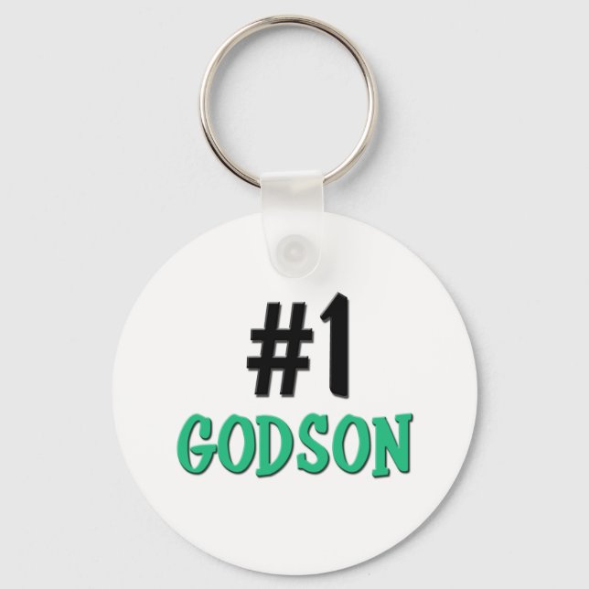 Number 1 Godson Keychain (Front)