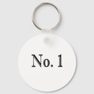 Number 1 keychain