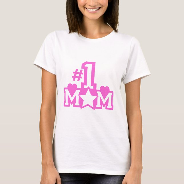 Number 1 Mom T-Shirt (Front)