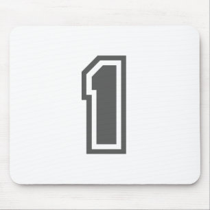 Number 1 mouse pad
