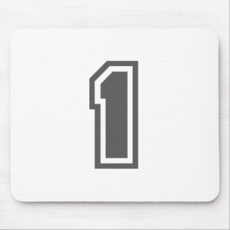 Number 1 mouse pad
