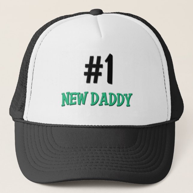 Number 1 New Daddy Trucker Hat (Front)