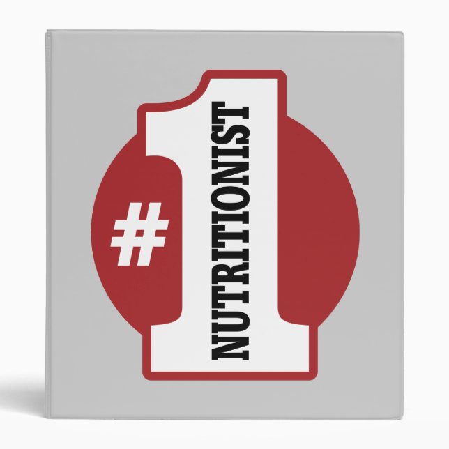 Number 1 Nutritionist Binder (Front)