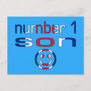 Number 1 Son ( Son's Birthday ) Postcard