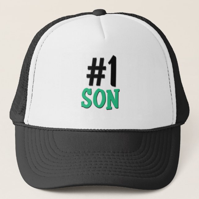 Number 1 Son Trucker Hat (Front)