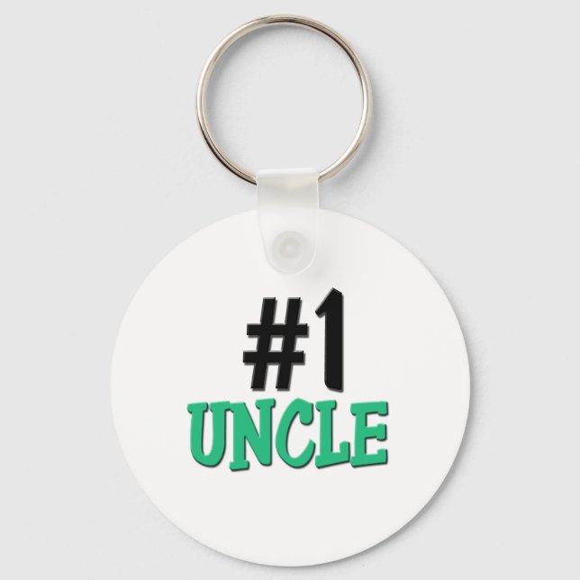 Number 1 Uncle Keychain (Front)
