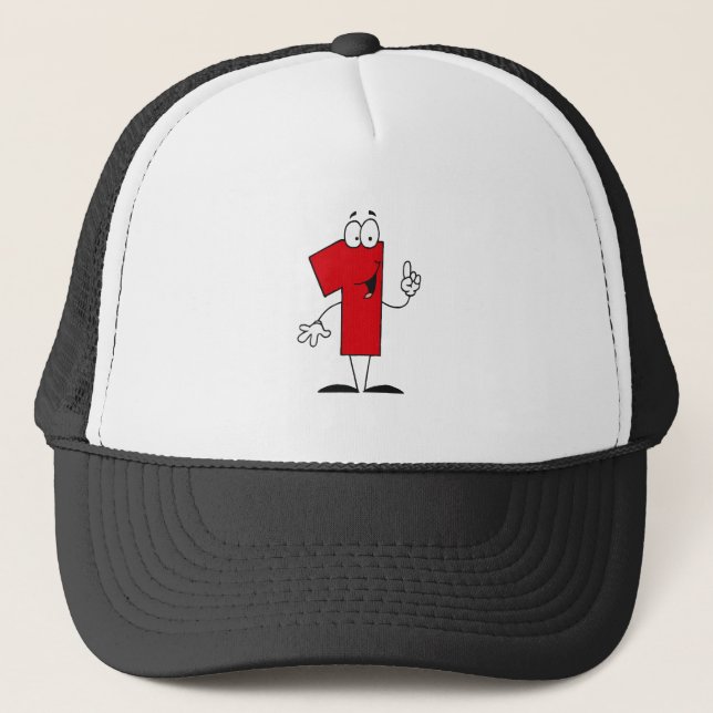 Number 1st Birthday T shirts and Gifts Trucker Hat (Front)