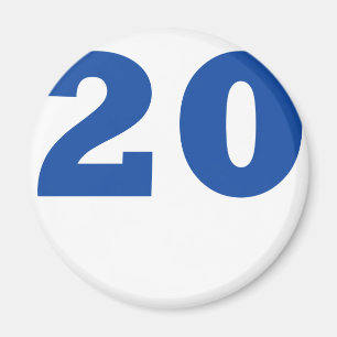 Number 20! magnet