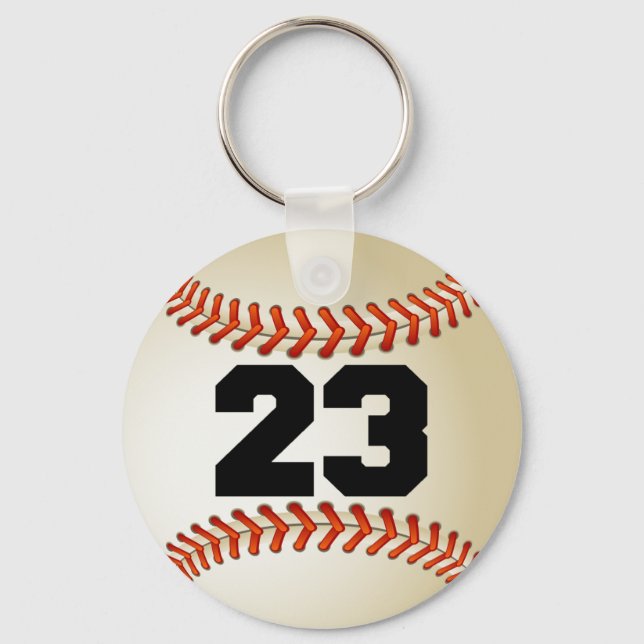 Number 23 Baseball Keychain (Front)
