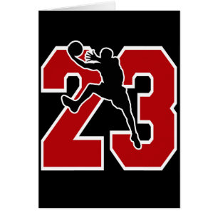 NUMBER 23 WITH BASKETBALL PLAYER