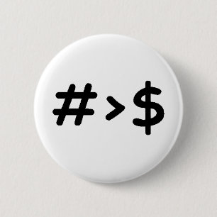 Number 2 Inch Round Button