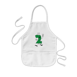 Number 2nd Birthday Tshirts and Gifts Kids Apron