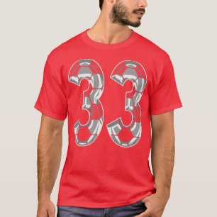 Number 33 Jersey 33 Mom Player Fan 1 T-Shirt