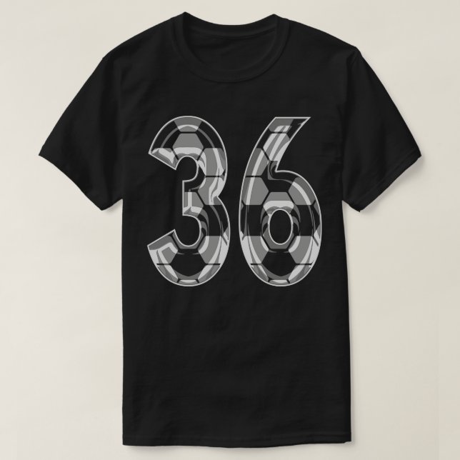 Number 36 Jersey 36 Mom Player Fan T-Shirt (Design Front)