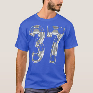 Number 37 Jersey 37 Mom Player Fan T-Shirt