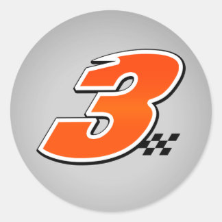 Number 3 - Sticker