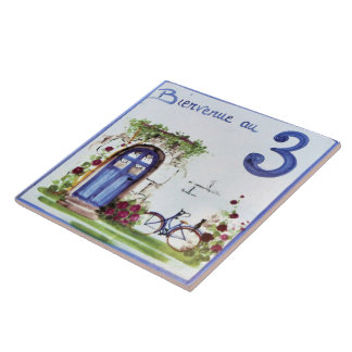Number 3. tile
