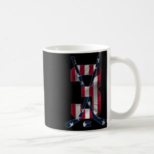 Number 3 Years Ice Hockey 3rd Birthday Coffee Mug