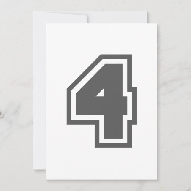 Number 4 (Front)