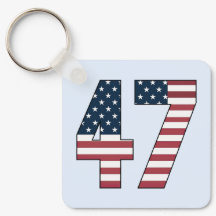 Number 47 Keychain