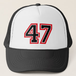 Number 47 trucker hat