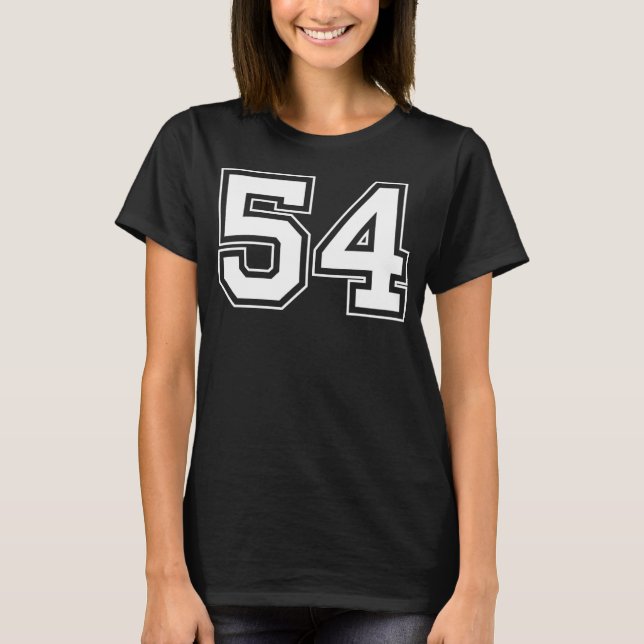 Number 54 T-Shirt (Front)