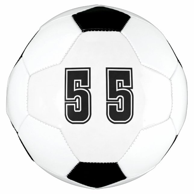 Number 55 soccer ball (Front)