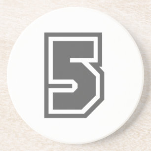 Number 5 coaster