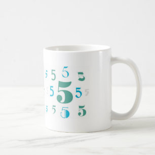 Number 5 mug