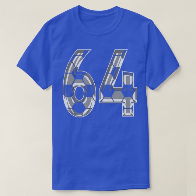 Number 64 Jersey 64 Mom Player Fan T-Shirt (Design Front)